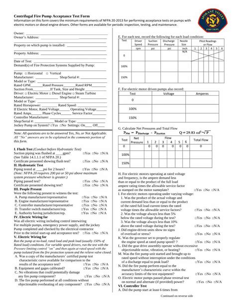 centrifugal fire pump acceptance test form|centrifugal fire pump test form.